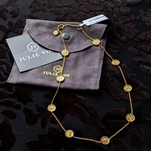 Julie Vos Trieste Gold Coin Necklace